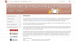Desktop Screenshot of copyrighthistory.org